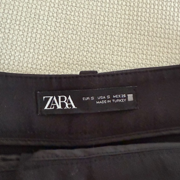 Black Tailored Shorts Gold Button Up - Picture 3 of 5